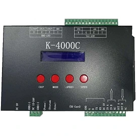 DMX/SPI controller, 4 outputs, 5V / 12–24V DC (Optonica)