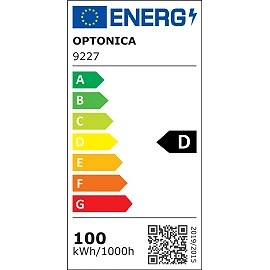 LED ielu gaismeklis 100W, 15000lm, 6000K, IP65, pelēks (Optonica 9227)