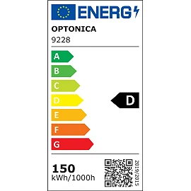 LED ielu gaismeklis 150W, 22500lm, 6000K, IP65, pelēks (Optonica 9228)
