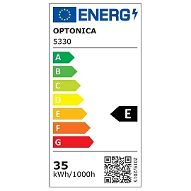 3F sliežu LED prožektors, 35W, 3850lm, 24° gaismas stars