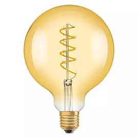 4W, E27 Vintage LED spuldze, 1906 DIM GLOBE 28, 2000K, OSRAM, 4058075270008