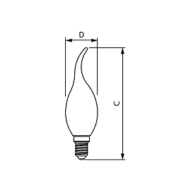 MASTER LEDCandle DimTone LED bulb E14, 3.4W, 470lm, 2200–2700K, CRI90 (Philips)
