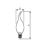 MASTER LEDCandle DimTone LED bulb E14, 3.4W, 470lm, 2200–2700K, CRI90 (Philips)