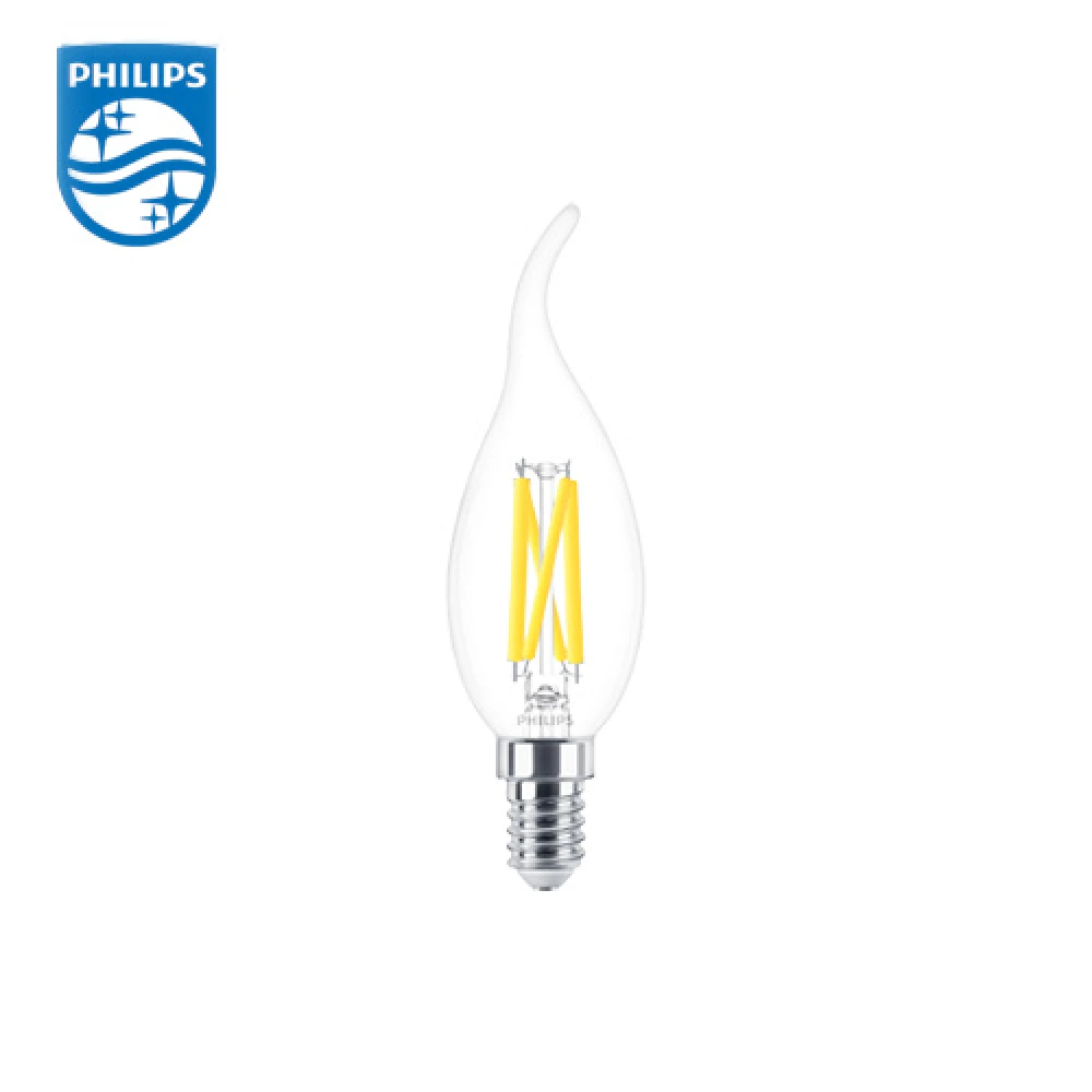 MASTER LEDCandle DimTone LED bulb E14, 3.4W, 470lm, 2200–2700K, CRI90 (Philips)