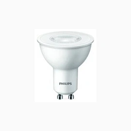 GU10 LED bulb, 4.7W, 380lm, 2700K, 36°, non-dimmable (Philips)