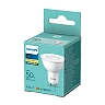 GU10 LED bulb, 4.7W, 380lm, 2700K, 36°, non-dimmable (Philips)