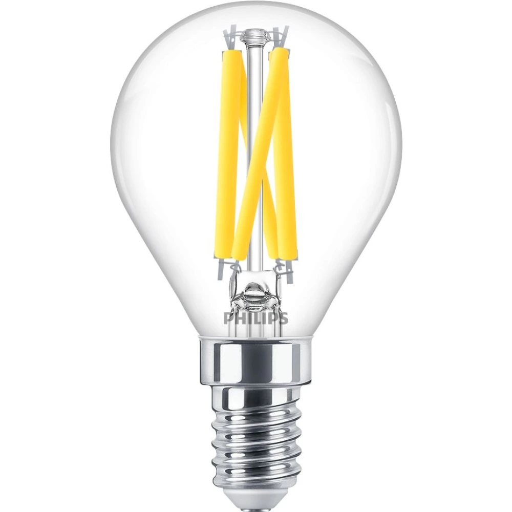 Philips MASTER Glass LED Lustre DimTone 5.9W E14 2200-2700K 806lm P45 CL