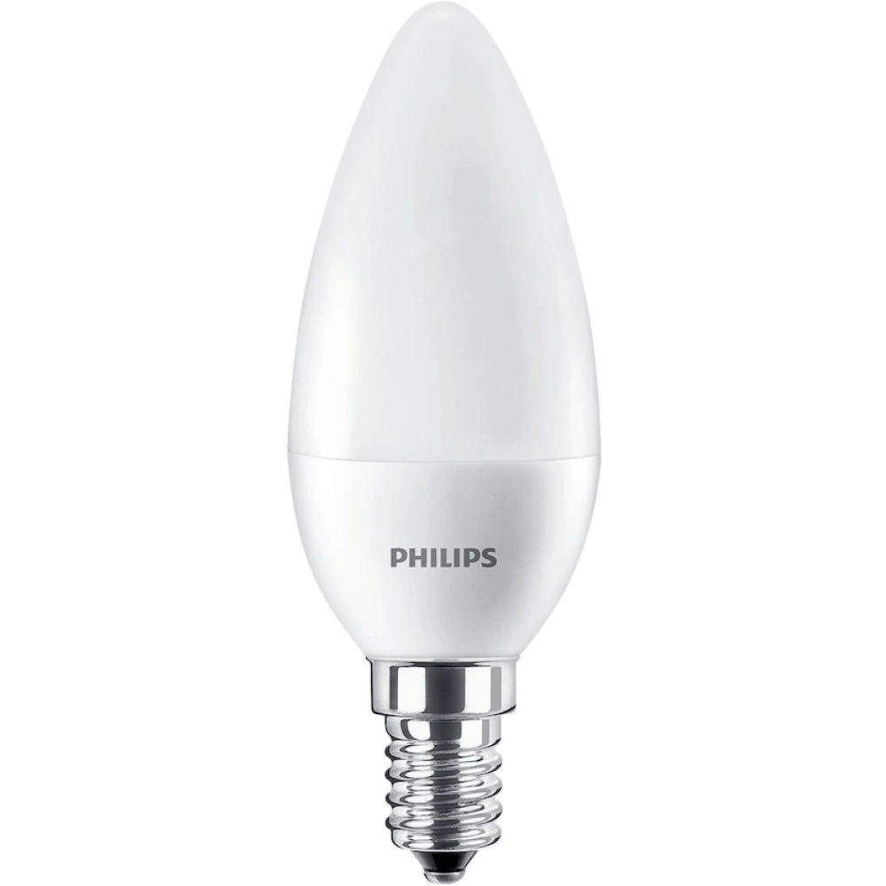 7W, E14, Frosted LED candle, 806Lm, 2700K, B38, CorePro, Philips, 8719514312968