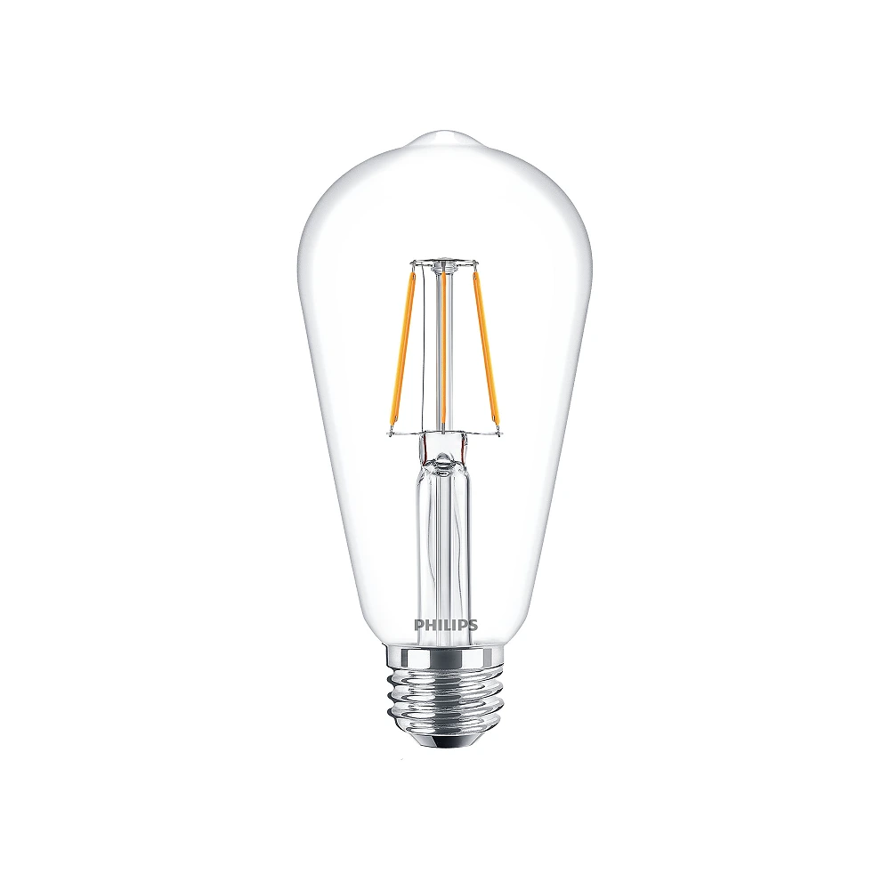 4W, E27, ST64, Filament, Philips LED bulb, 470Lm, 2700K