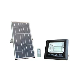 12W 550Lm LED Solar Powered Floodlight + Solar Panel