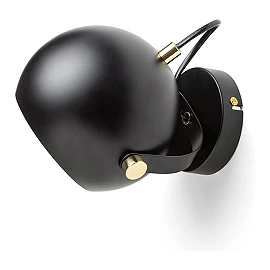 AGNETA surface-mounted wall/ceiling spotlight, black, 1×E27, 11W (Rendl)