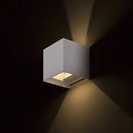 TITO SQ outdoor wall light LED 6W 3000K IP54 white (Rendl)