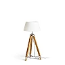 ALVIS/AMBITUS 46 floor lamp cream white bamboo/chrome, E27 15W (Rendl)