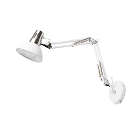 ANTE WALL adjustable wall lamp white/matt nickel, E27 15W (Rendl)