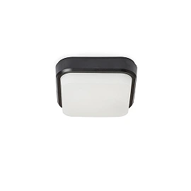 TARIS SQ 17 surface-mounted lamp black, LED 8W 3000K (Rendl)