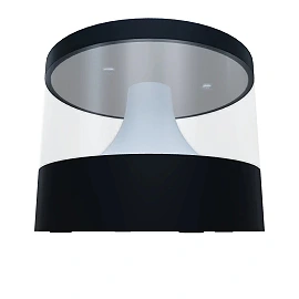 BRENDA outdoor surface-mounted lamp black, LED 9W 3000K (Rendl)