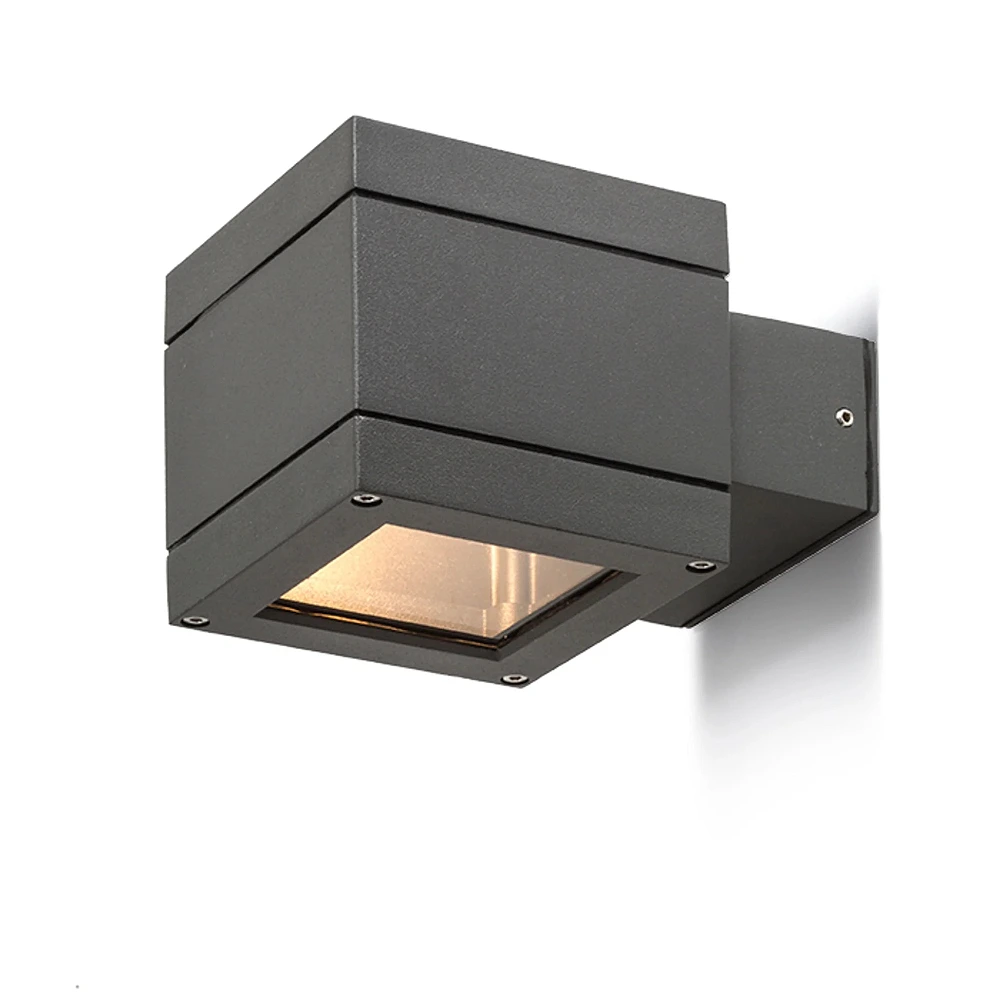 TELO outdoor wall lamp anthracite grey, G9 5W (Rendl)