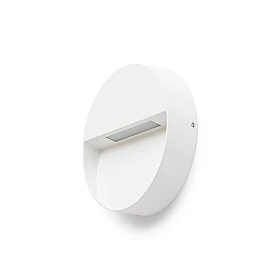 AQILA R outdoor wall lamp white, LED 6W 3000K (Rendl)
