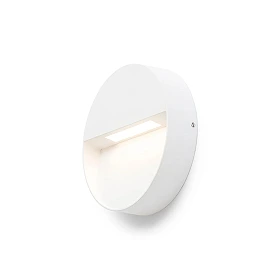 AQILA R outdoor wall lamp white, LED 6W 3000K (Rendl)