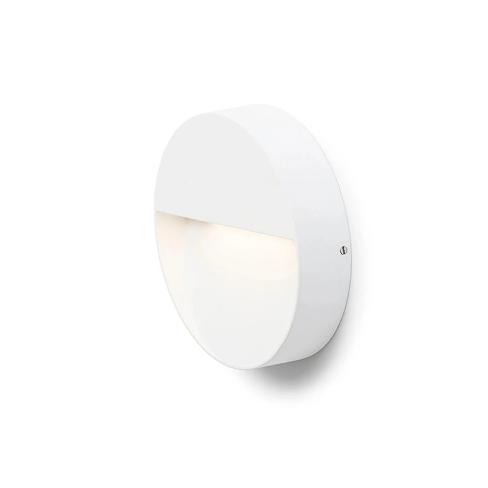 AQILA R outdoor wall lamp white, LED 6W 3000K (Rendl)