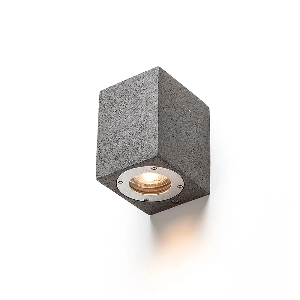 KANE I outdoor wall lamp dark granite, GU10 5W (Rendl)