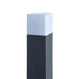 Outdoor bollard lamp "CLYDE", 1xE27, 28W, anthracite grey, RENDL, R13638