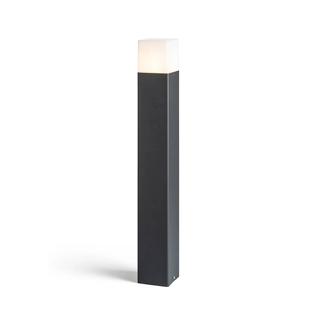 Outdoor bollard lamp "CLYDE", 1xE27, 28W, anthracite grey, RENDL, R13638