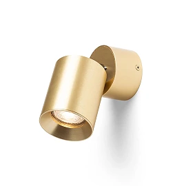 DARIO ceiling spotlight brushed brass, GU10 9W (Rendl)