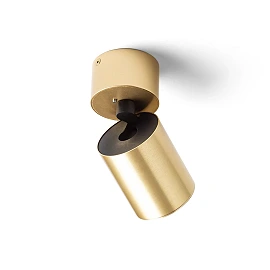 DARIO ceiling spotlight brushed brass, GU10 9W (Rendl)