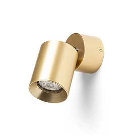 DARIO ceiling spotlight brushed brass, GU10 9W (Rendl)