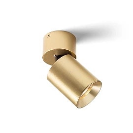 DARIO ceiling spotlight brushed brass, GU10 9W (Rendl)