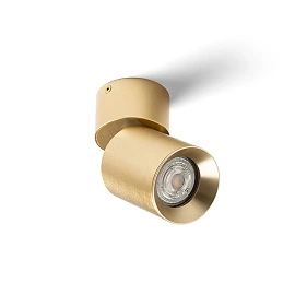 DARIO ceiling spotlight brushed brass, GU10 9W (Rendl)