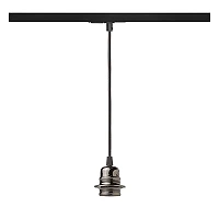 ELISA 1-circuit track pendant E27 black/chrome (Rendl R13204)