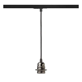 ELISA 1-circuit track pendant E27 black/chrome (Rendl R13204)