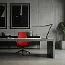 RENDL NORMA DIMM desk lamp black/red, LED 10W, CCT 3000–6500K (R14293)