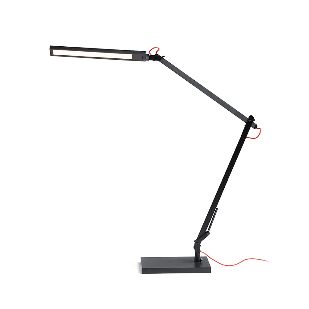 RENDL NORMA DIMM desk lamp black/red, LED 10W, CCT 3000–6500K (R14293)