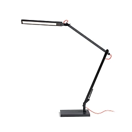 RENDL NORMA DIMM desk lamp black/red, LED 10W, CCT 3000–6500K (R14293)
