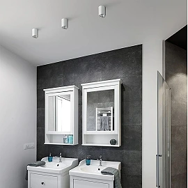 LOLA ceiling light GU10 IP54 chrome (Rendl R13539)