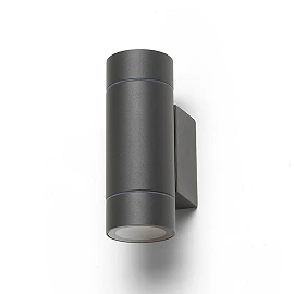 Wall light outdoor "MIZZI NEW", 2x GU10, aluminum, anthracite grey - RENDL - R13643