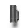 Wall light outdoor "MIZZI NEW", 2x GU10, aluminum, anthracite grey - RENDL - R13643