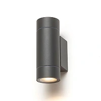 Wall light outdoor "MIZZI NEW", 2x GU10, aluminum, anthracite grey - RENDL - R13643