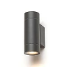 Wall light outdoor "MIZZI NEW", 2x GU10, aluminum, anthracite grey - RENDL - R13643