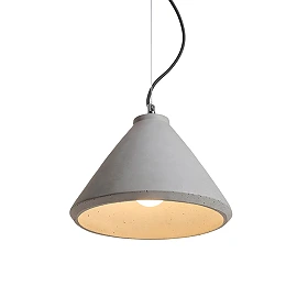 RADICAL pendant lamp concrete, E27 15W (Rendl)