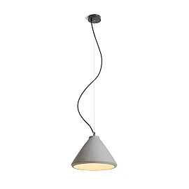 RADICAL pendant lamp concrete, E27 15W (Rendl)