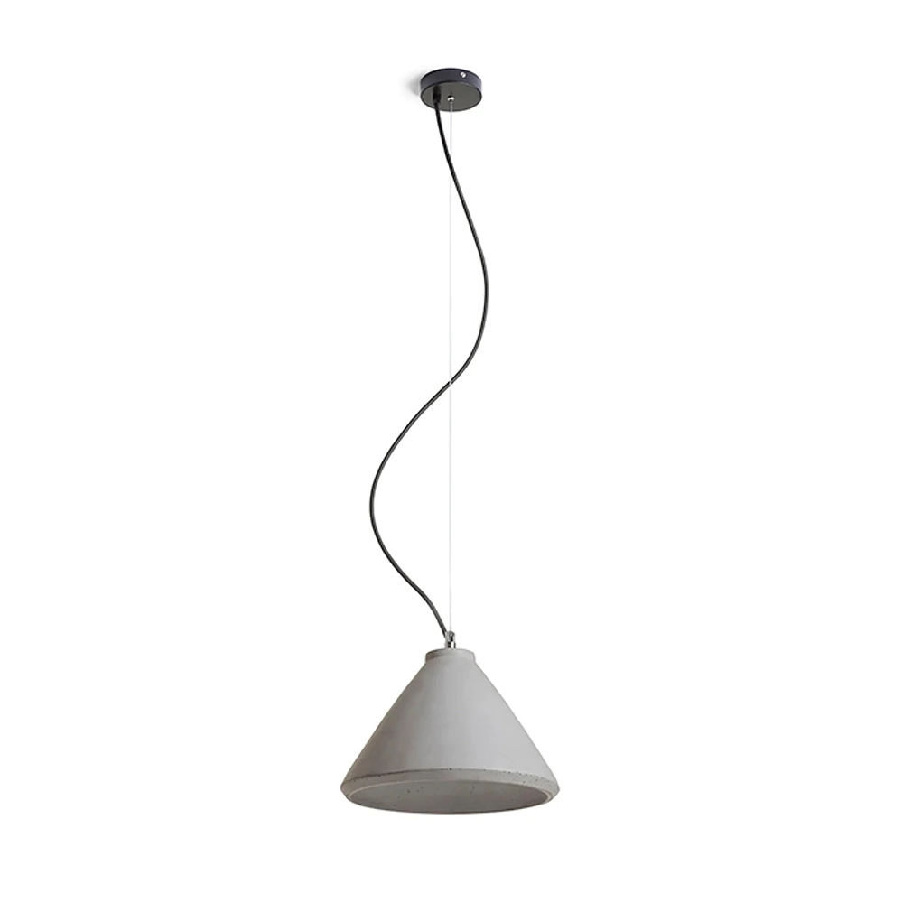 RADICAL pendant lamp concrete, E27 15W (Rendl)