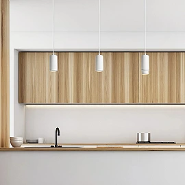 OPTIMUS pendant light white, adjustable beam 10–50°, GU10 9W (Rendl)