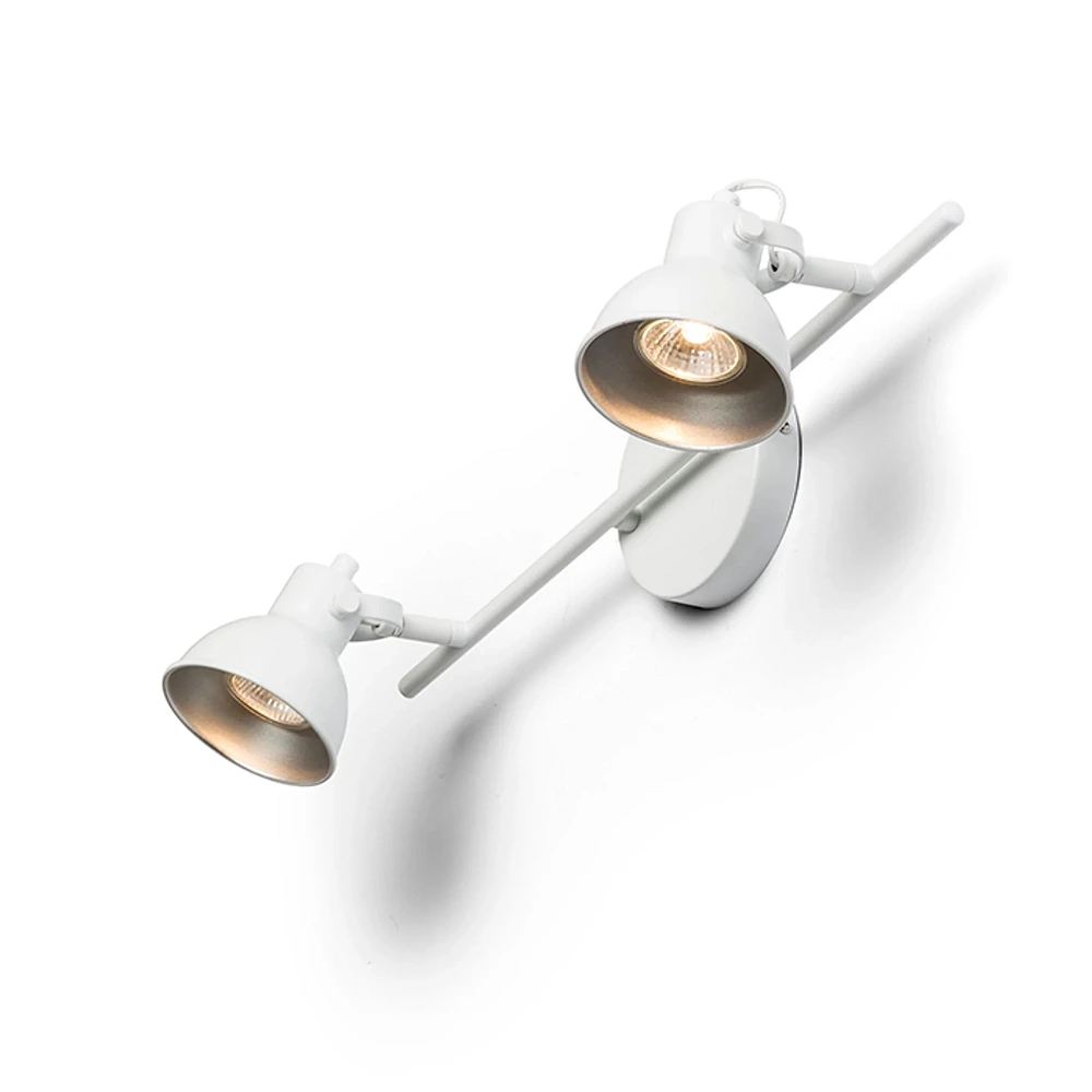 Spot light "ROSITA II" 2x GU10 max. 9W, white or black