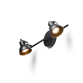 Spot light "ROSITA II" 2x GU10 max. 9W, white or black