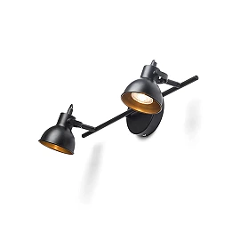 Spot light "ROSITA II" 2x GU10 max. 9W, white or black