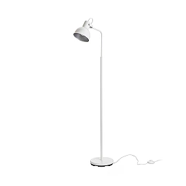 Retro stila stāvlampa "ROSITA", 1x E27, balta vai melna, R12514